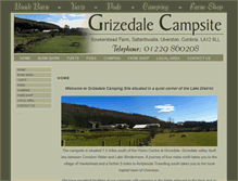 Tablet Screenshot of grizedale-camping.co.uk